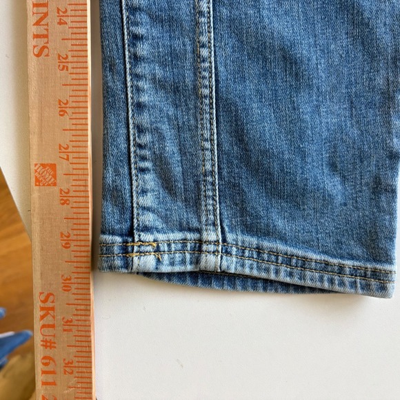 Pilcro The Wanderer Jeans Womens 29 Blue Utility Patch Pocket High Rise - Picture 7 of 9